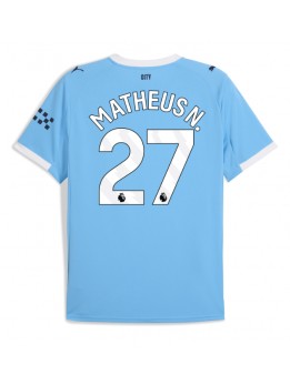 Billige Manchester City Matheus Nunes #27 Hjemmedrakt 2025-26 Kortermet